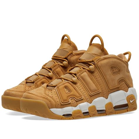 nike uptempo flax